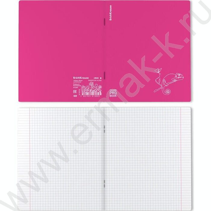 Тетрадь  48л А5+ клетка/пластик обл./ "Silhouette" /розовый /ассорти | Фото 7