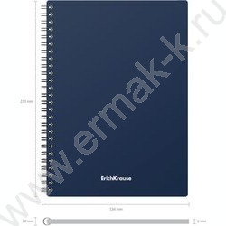 Тетрадь  60л А5 клетка/спираль/пластик обл./ "Classic" /ассорти | Фото 7