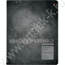 Тетрадь предметная 48л "Stone Color" Информатика | Фото 1