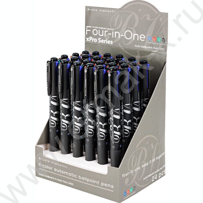 Ручка шар авт xPro 4 цвета чернил 0,5мм | Фото 6