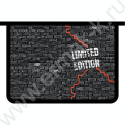 Папка д/тетрадей А4 пластик молния сверху Limited edition | Фото 1