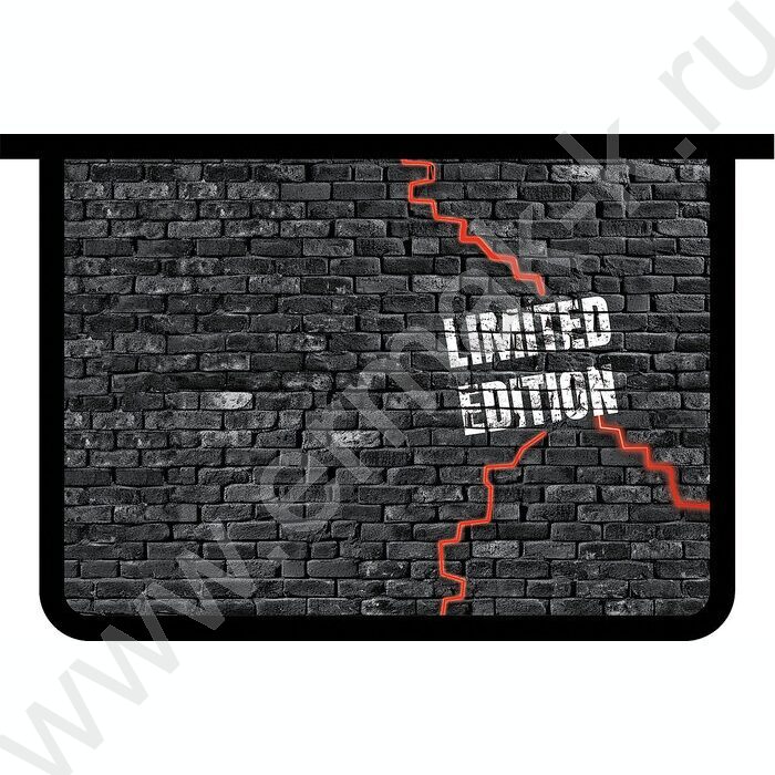 Папка д/тетрадей А4 пластик молния сверху Limited edition | Фото 1