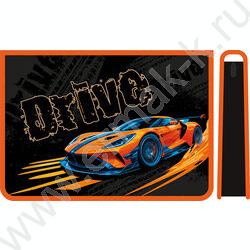 Папка д/труда А4 пластик молния сверху с дизайном Стремительный драйв | Фото 1