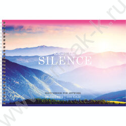 Альбом д/рисования-спираль 20л "Silence" ассорти | Фото 4