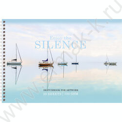 Альбом д/рисования-спираль 20л "Silence" ассорти | Фото 5