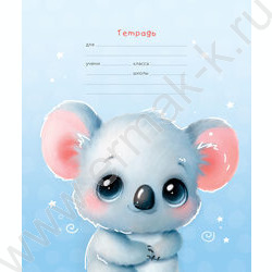 Тетрадь  12л клетка "Маленькая любовь" ассорти, эконом | Фото 2