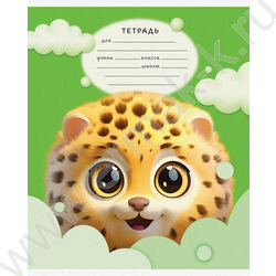 Тетрадь  12л клетка "Пушистики" ассорти | Фото 6