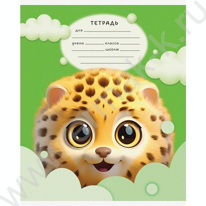 Тетрадь  12л клетка "Пушистики" ассорти | Фото 6