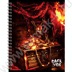Тетрадь  48л клетка/спираль "Темная сторона" /ассорти, эконом | Фото 2