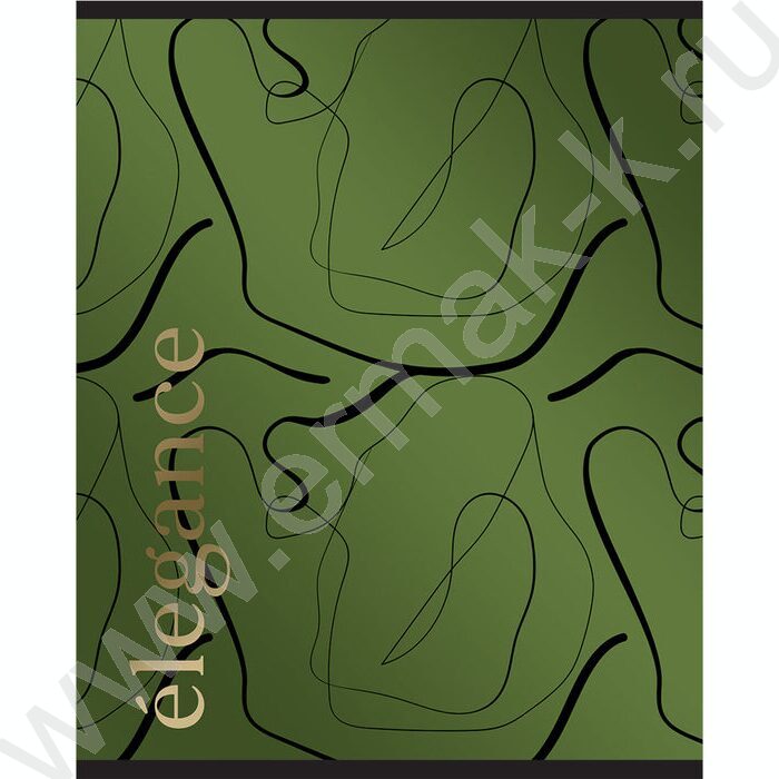 Тетрадь  48л клетка "Elegance" /металлизированный пантон, тиснение фольгой/ ассорти | Фото 2