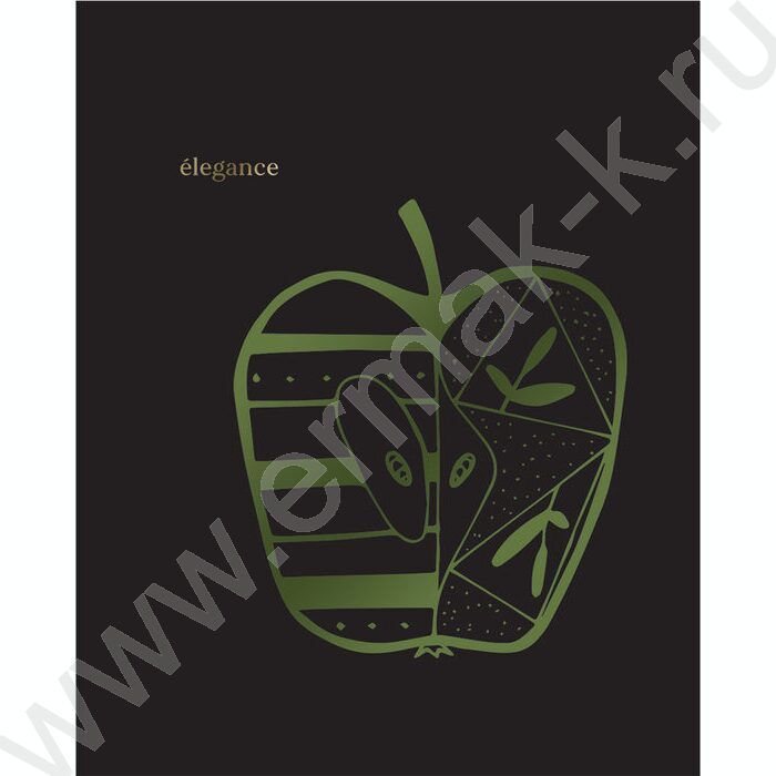 Тетрадь  48л клетка "Elegance" /металлизированный пантон, тиснение фольгой/ ассорти | Фото 3