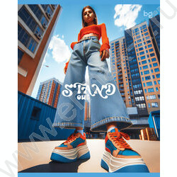 Тетрадь  48л клетка "Stand out" ассорти, эконом | Фото 2