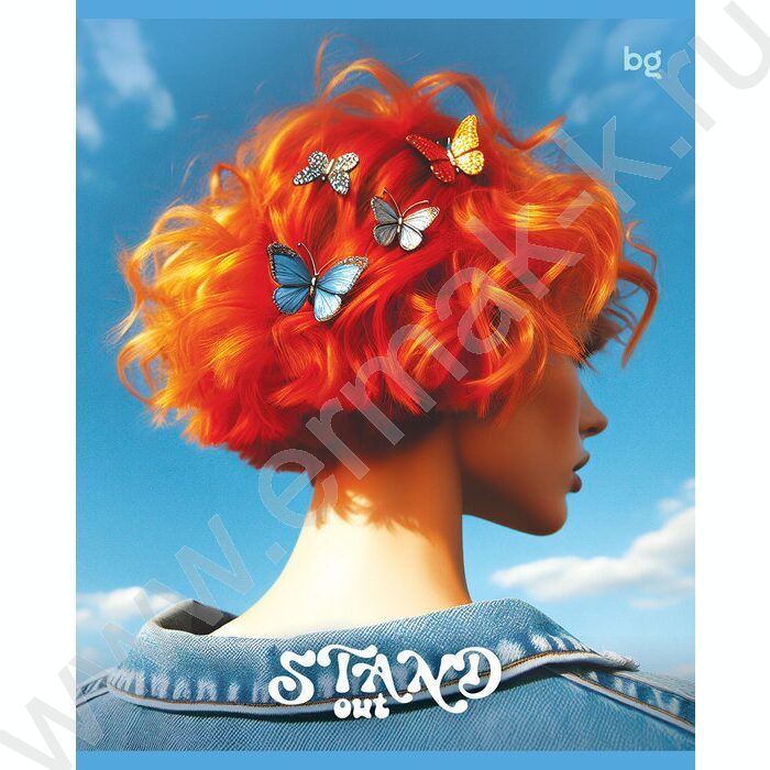 Тетрадь  48л клетка "Stand out" ассорти, эконом | Фото 4