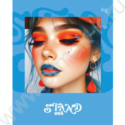 Тетрадь  48л клетка "Stand out" ассорти, эконом | Фото 5