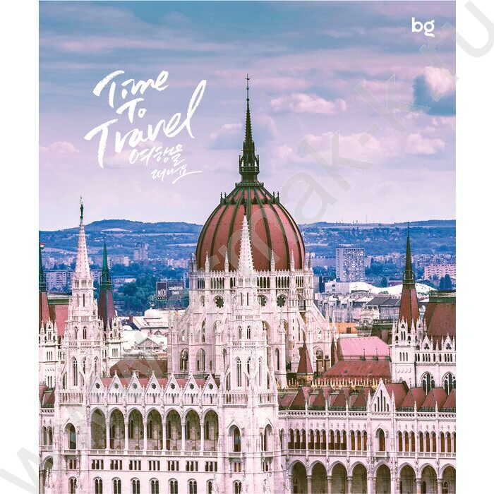 Тетрадь  48л клетка "Архитектура" ассорти | Фото 4