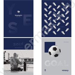 Тетрадь  48л клетка "Добиться успеха" soft-touch ламинация, выб. лак/ ассорти | Фото 1