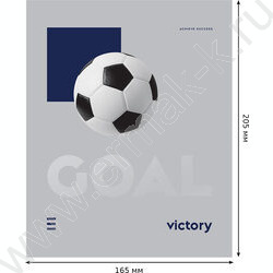 Тетрадь  48л клетка "Добиться успеха" soft-touch ламинация, выб. лак/ ассорти | Фото 6