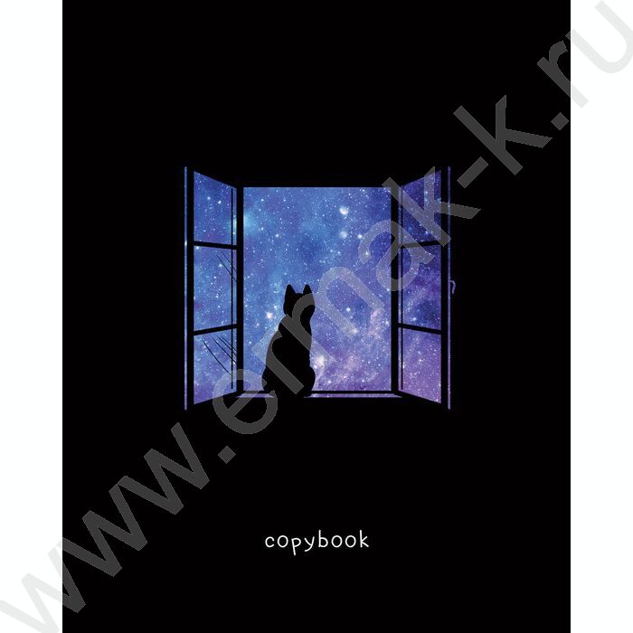 Тетрадь  48л клетка "Котенок" выб. лак/ ассорти | Фото 2