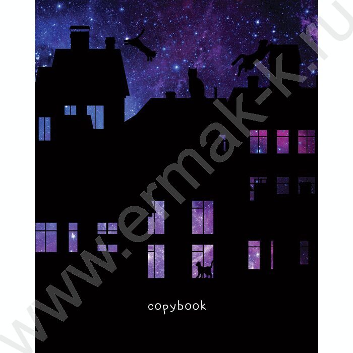 Тетрадь  48л клетка "Котенок" выб. лак/ ассорти | Фото 4