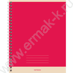 Тетрадь  48л клетка/спираль "Monocolor. Simple" ассорти | Фото 3