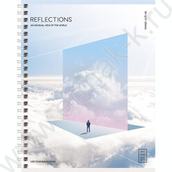 Тетрадь  48л клетка/спираль "Reflection" ассорти | Фото 4