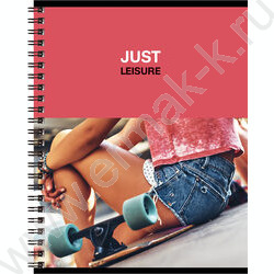 Тетрадь  48л клетка/спираль "Такая разная" матовая ламинация/ ассорти | Фото 2