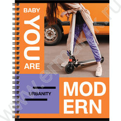 Тетрадь  48л клетка/спираль "Такая разная" матовая ламинация/ ассорти | Фото 4