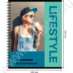 Тетрадь  48л клетка/спираль "Такая разная" матовая ламинация/ ассорти | Фото 5