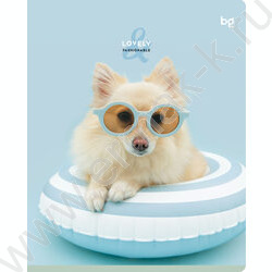 Тетрадь  48л линейка "Lovely" микро sandy-touch лак/ ассорти | Фото 2