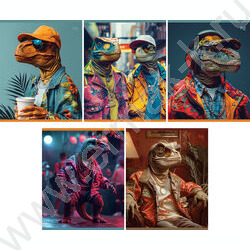 Тетрадь  48л линейка "Дино" ассорти, эконом | Фото 1