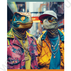 Тетрадь  48л линейка "Дино" ассорти, эконом | Фото 3