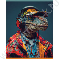 Тетрадь  48л линейка "Дино" ассорти, эконом | Фото 4