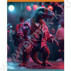 Тетрадь  48л линейка "Дино" ассорти, эконом | Фото 5