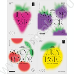 Тетрадь  48л линейка "Сладкий аромат" матовая ламинация/ ассорти | Фото 1