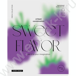Тетрадь  48л линейка "Сладкий аромат" матовая ламинация/ ассорти | Фото 2