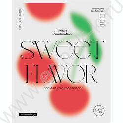 Тетрадь  48л линейка "Сладкий аромат" матовая ламинация/ ассорти | Фото 3