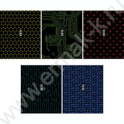 Тетрадь  48л линейка "Фрагменты" ассорти, суперэконом | Фото 1