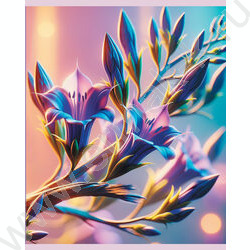 Тетрадь  48л линейка "Цветение" ассорти, суперэконом | Фото 6