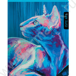 Тетрадь  80л клетка "Cute art" ассорти | Фото 2