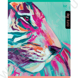 Тетрадь  80л клетка "Cute art" ассорти | Фото 4