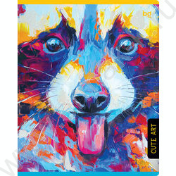 Тетрадь  80л клетка "Cute art" ассорти | Фото 6