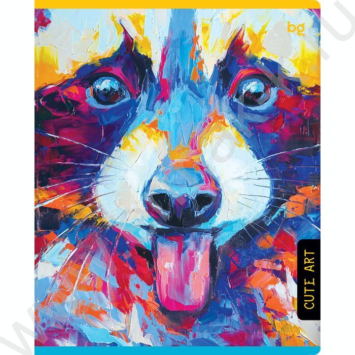Тетрадь  80л клетка "Cute art" ассорти | Фото 6