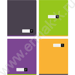 Тетрадь  80л клетка "Monocolor. Simple color" ассорти | Фото 1