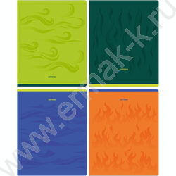 Тетрадь  80л клетка "Monocolor. Стихии" выб. лак/ ассорти | Фото 1