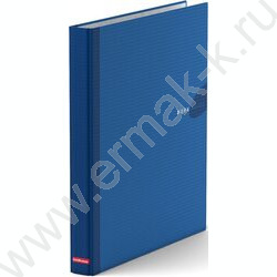 Папка 2 кольца Work Inside ламинир. синяя | Фото 1