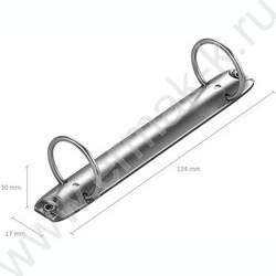 Папка 2 кольца Work Inside ламинир. синяя | Фото 4