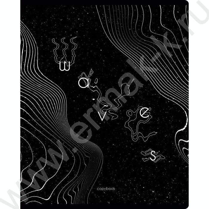 Тетрадь  80л клетка "Motion Graphics" ассорти, эконом | Фото 2