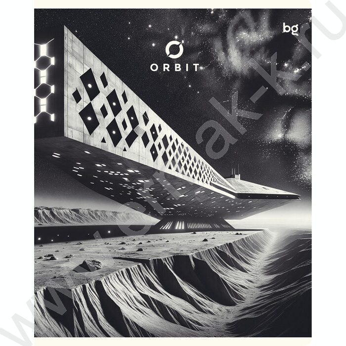Тетрадь  80л клетка "Orbit" ассорти | Фото 4