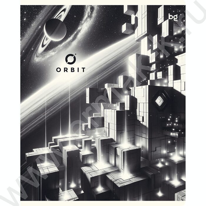 Тетрадь  80л клетка "Orbit" ассорти | Фото 6