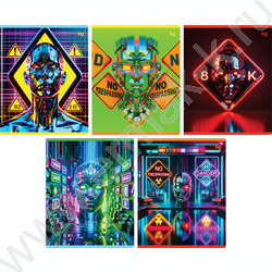 Тетрадь  80л клетка "Нарушение" ассорти | Фото 1